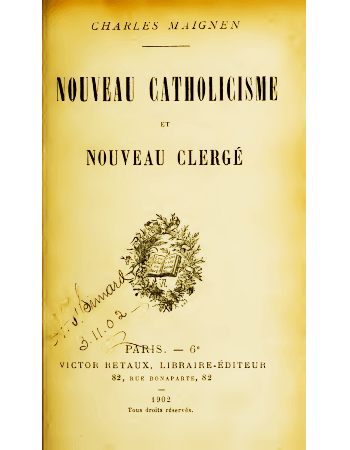 Nouveau catholicisme et nouveau clergé